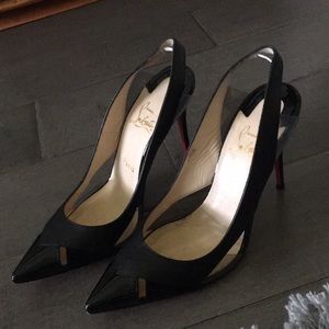 CL Air Chance 100 pat/sue/calf black size 36.5